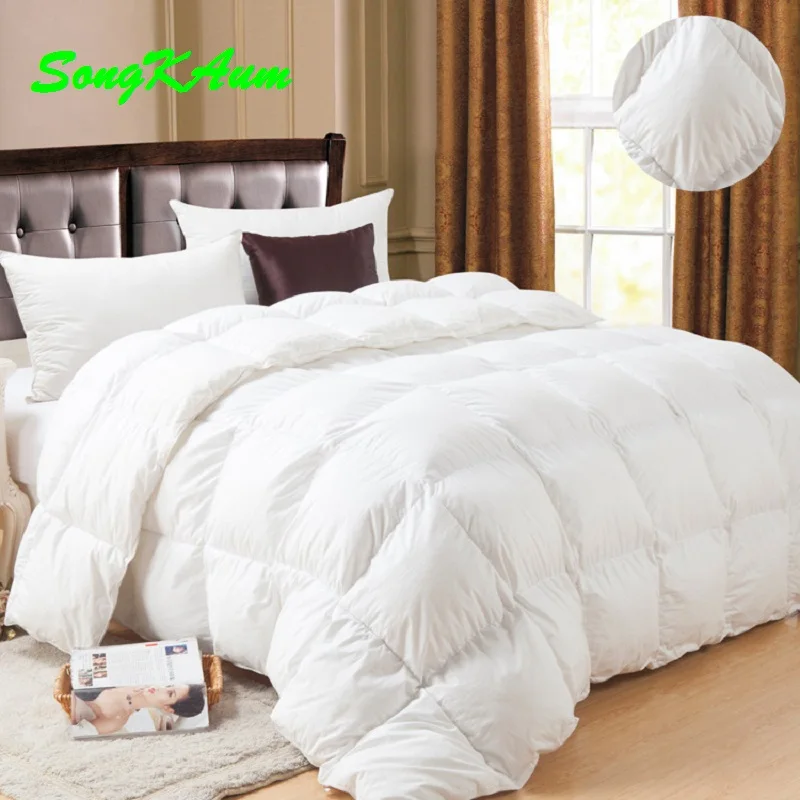 Songkaum New Arrivel Feather Velvet Comforter For Summer King Full