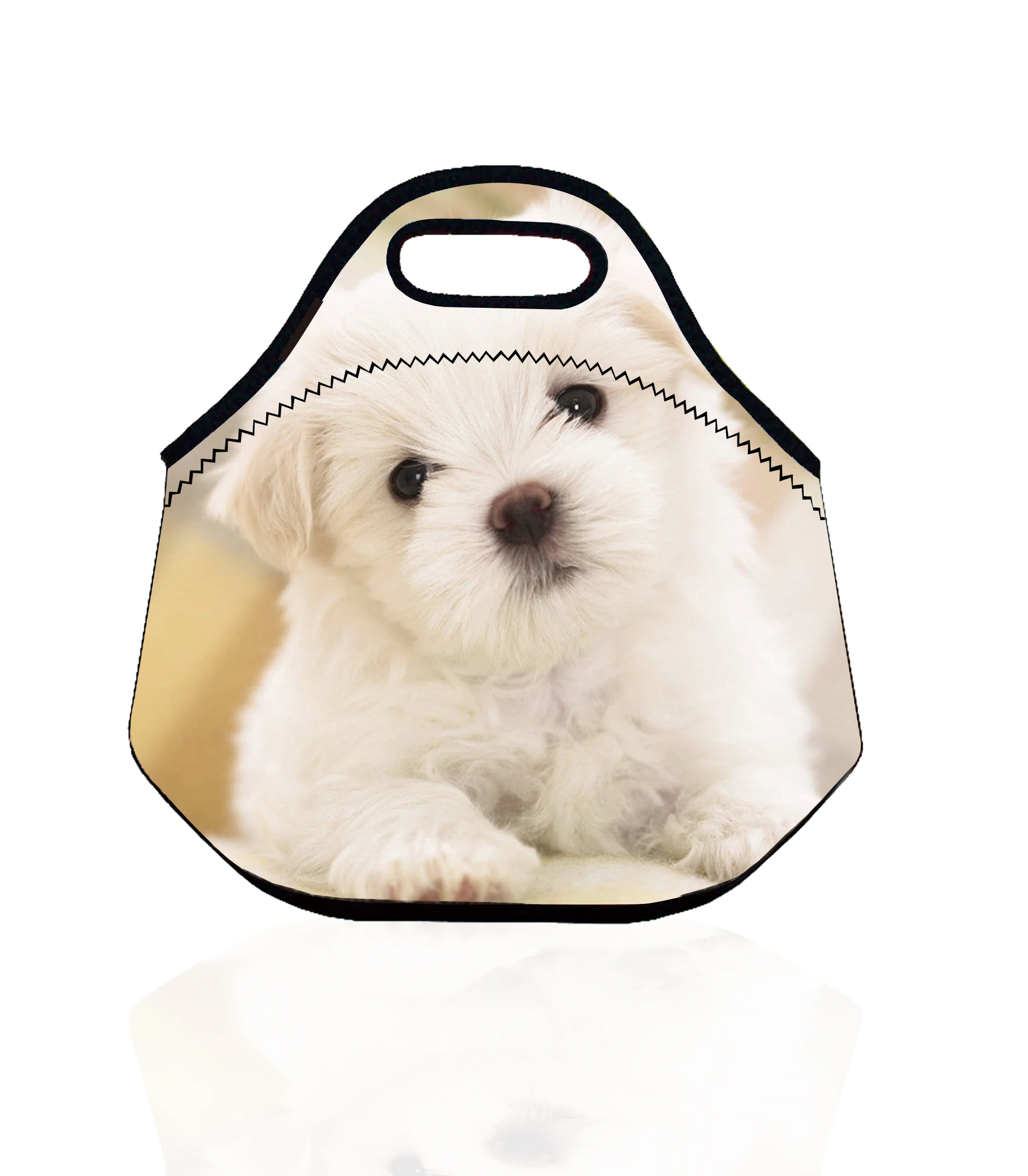 

Cute Dog Neoprene Thermal Insulated Lunch Bag for Kids and Women Vacuum Bags Tote Lunch Box Storage Bag Lunch Cooler Bag