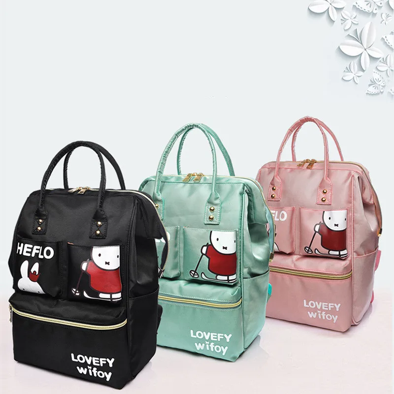 

Cartoon Diaper Backpack Fashion Multi-function Mummy Maternity Nappy Bag Large Capacity Baby Nursing Bag Travel Backpack