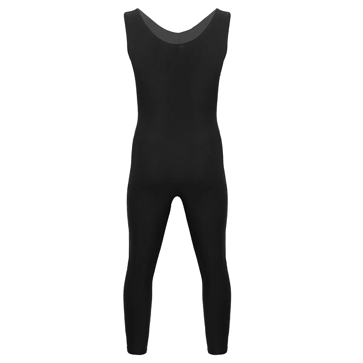 Mens Ballet Leotard Unitard Tight Bodysuit for Dancing Scoop Neck Skin-Tight Vest Male Gymnastics Ballet Leotard Dancewear mens ballroom clothes