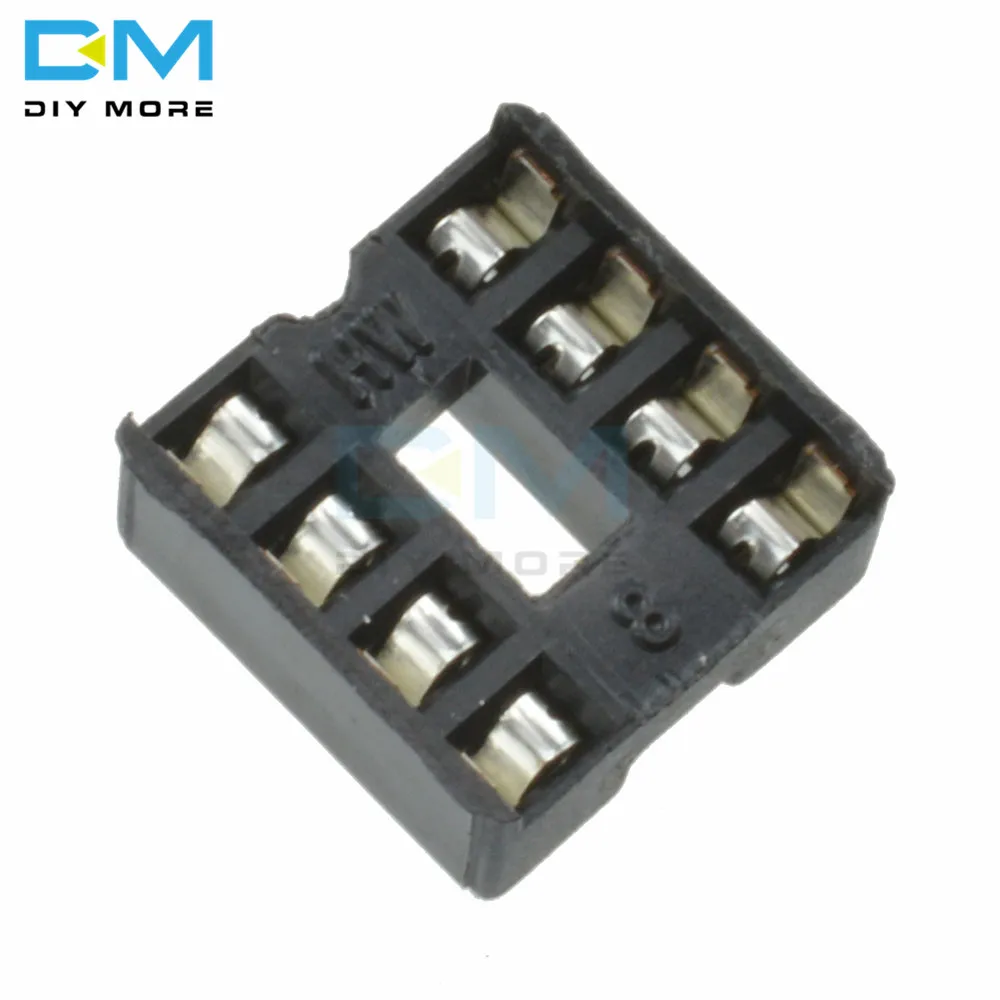 50 шт. 8pin 8 Pin DIP 8DIP IC адаптер типа припоя 2 54 мм|Интегральные схемы| |