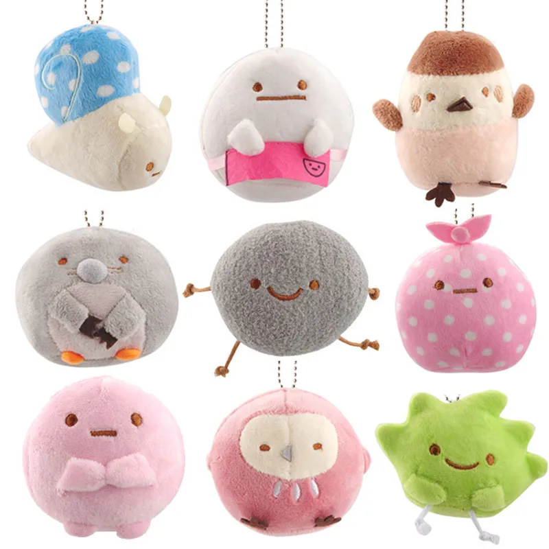 Kawaii Sumikko Gurashi плюшевые игрушки брелок Новый японский аниме мультфильм Сан х
