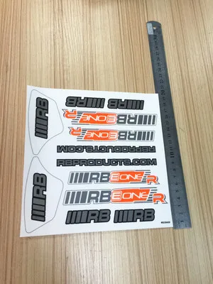 Наклейка с логотипом RB speedline для HSP XRAY HPI KYOSHO ARRMA 3Racing Tamiya|Детали и аксессуары| |