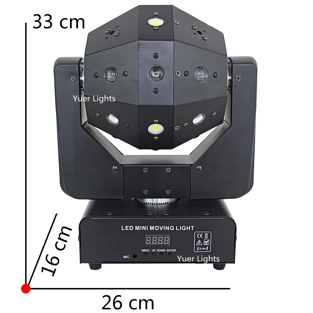 16X3 W перемещение головы шар света лазерный мерцающий луч 3IN1 Футбол/ролик движущаяся головка DMX бесконечное вращение светодиодный диско DJ