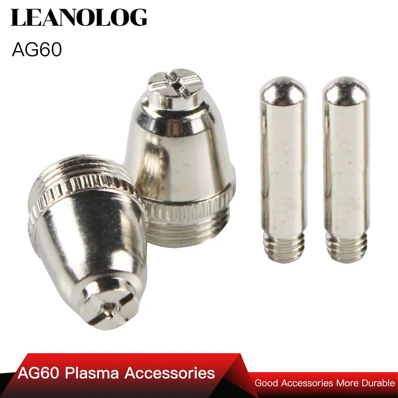 20PCS Air Plasma Cutter AG-60 Cutting Torch/Gun Head Consumable For CUT40/50/60A Accessories Tips Electrodes 20PCS Air Plasma Cutter AG-60 Cutting Torch/Gun Head Consumable For CUT40/50/60A Accessories Tips Electrodes