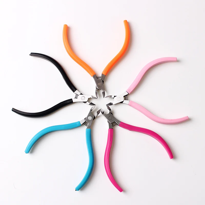 

Stainless Steel Nail Cuticle Nippers Clipper Cutter Scissor Dead-skin Remover Manicure Tools Silicone Handle Random Color