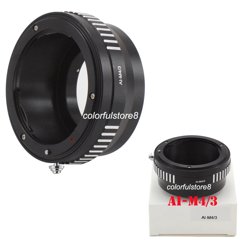 For AI M4/3 Lens Adapter Ring for Nikon F AI AF Lenses to Micro 4/3 M4