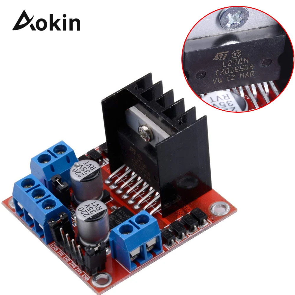 

L298N driver board module L298 N stepper motor smart car robot breadboard peltier High Power