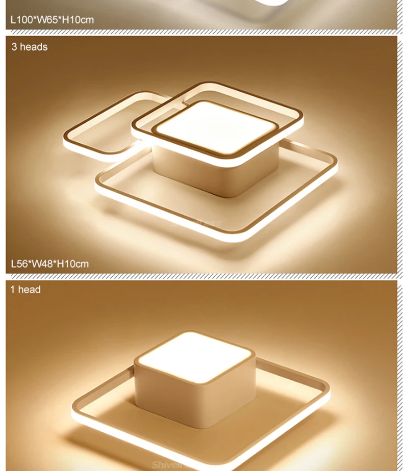 Lican современные светодиодные Потолочные светильники Гостиная Спальня Ac85-265V светильник plafonnier светодиодный потолочный светильник блеск де
