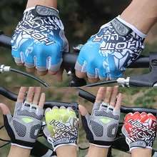 Unisex Bicycle Tactical Equipment Fitness Shockproof Half Finger Gloves