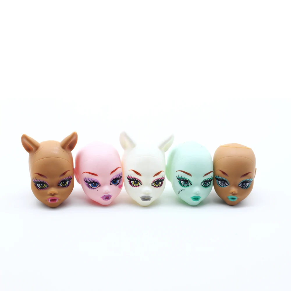 Мягкий пластик практика макияж куклы головы для монстр кукла голова для отработки нанесения макияжа без волос голова игрушка