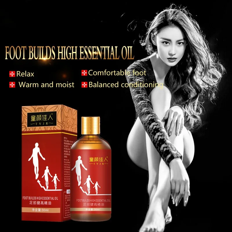 

Safe Heighten Product Natural Bone Growth Essential Height Increasing Oil Fast Grow Taller Foot
