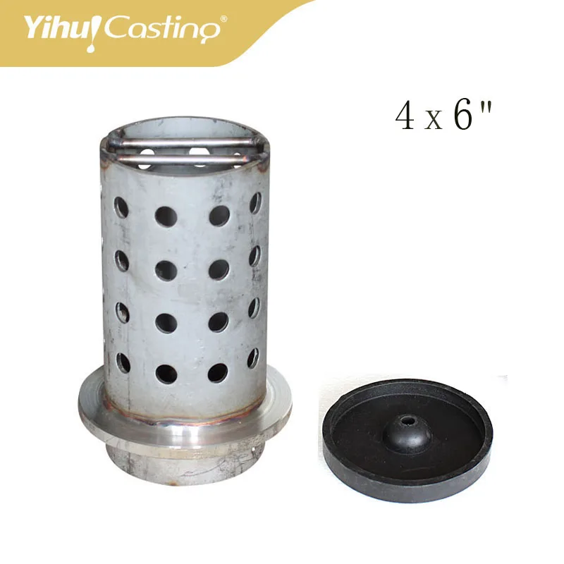 

Perforation Flask with 4 inch rubber base, 4"*6" stainless steel 304 perforation flask for making jewelry