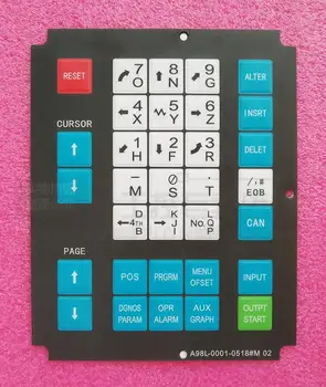 

FANUC FANUC lathe system button film A98L-0001-0518#T 0518#M02 operation panel