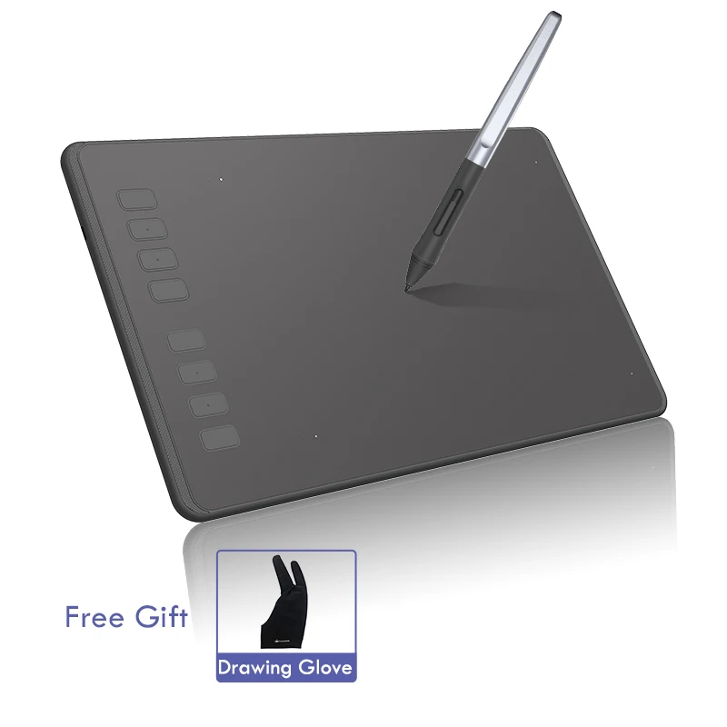 Huion H950P 8 7 &quotx 5 4&quot цифровой аккумулятор планшетных ПК Бесплатная