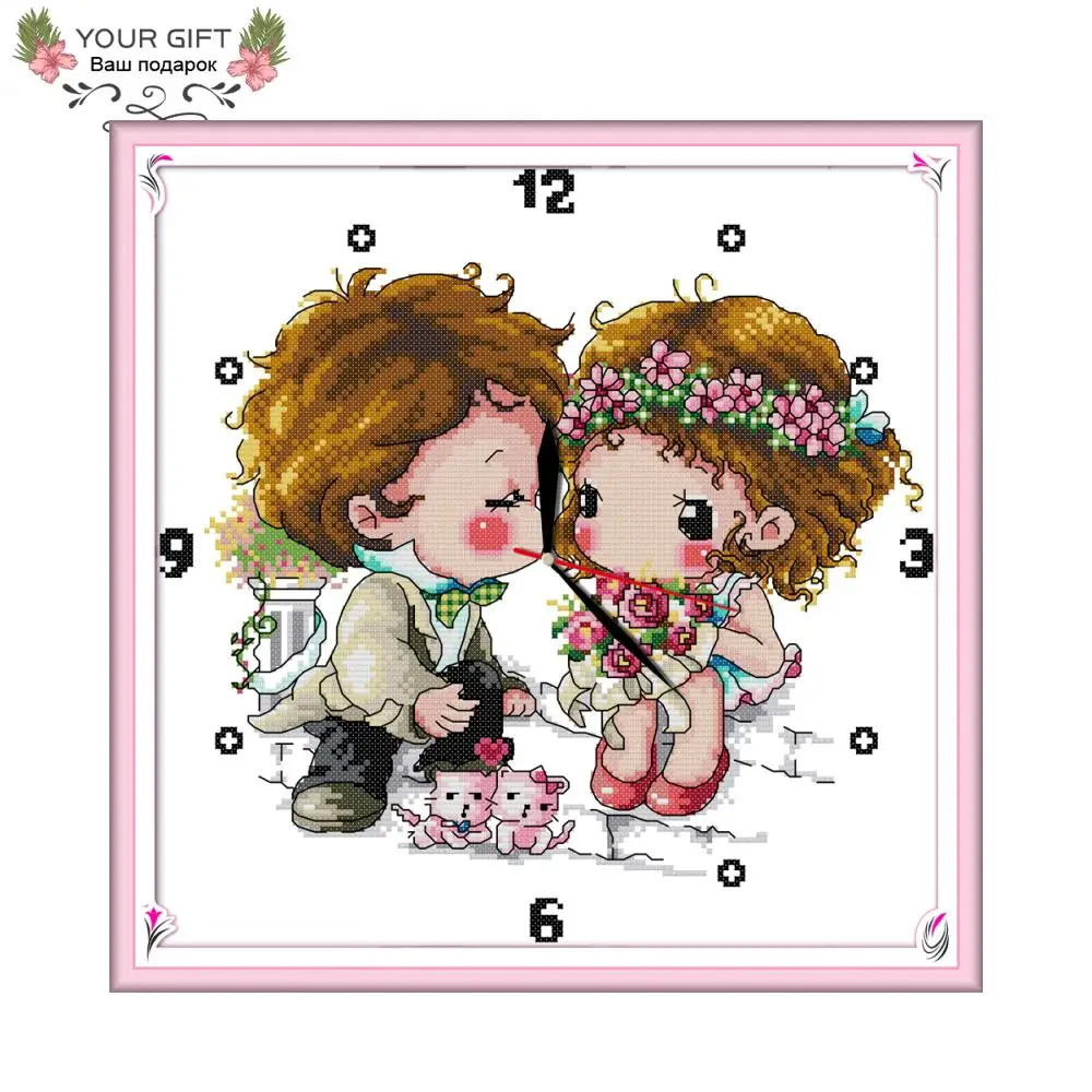 Ваш подарок G361 14CT 11CT Счетный и штампованный домашний декор I Love You рукоделие
