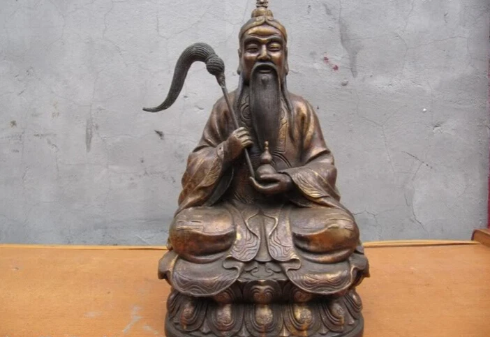 

Collectible bronze S2430 China Copper Bronze Daoism Tai Chi Taoism Wudang Taoist priest Buddha God Statue (B0328)