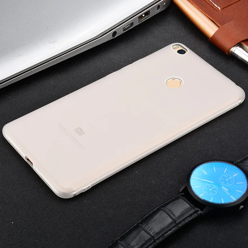 Tcicpc Xiaomi mi Max 2, чехол для Xiaomi mi Max2 чехол Роскошный ультра тонкий силикон TPU Защитный чехол для телефона для mi Max 2 - Цвет: Transparent White