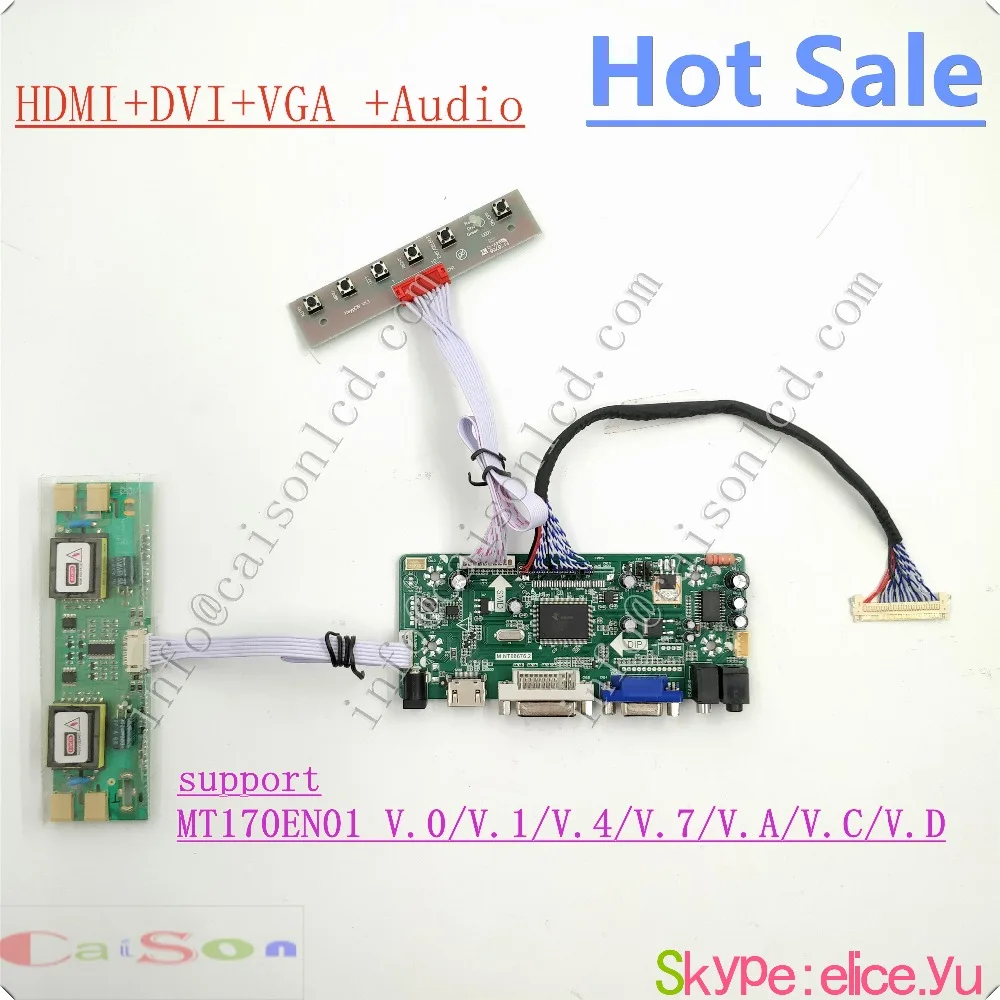 

DVI-VGA-AUDIO-of Главная плата ЖК-дисплея driver MT170EN01 V.0/V.1/V.4/V.7/V.A/V.C/V.D