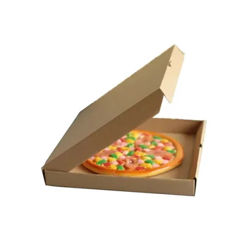 

100pcs Blank pizza box Kraft paper cheese cake boxes baking food packaging bread pizza sushi pancake box wen6581