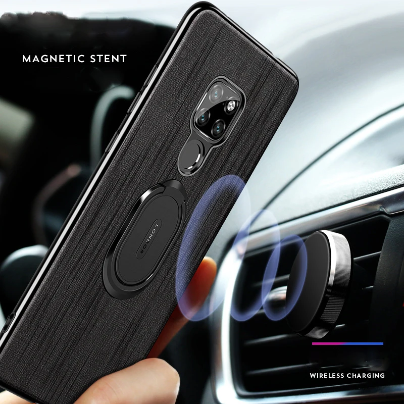 

Mate20 PU Leather Cases for Huawei Mate 20 Pro X Lite 20Pro 20X P20 Nova 3e 3i 2 2S Case Finger Ring Holder Soft Cover Mate20Pro