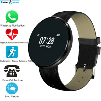 

Time Owner CF006 Bluetooth Clock Smart Bracelet Sync Weather Social App/MSN Push Call Remind Heart Rate Sleep Monitor Smart Band