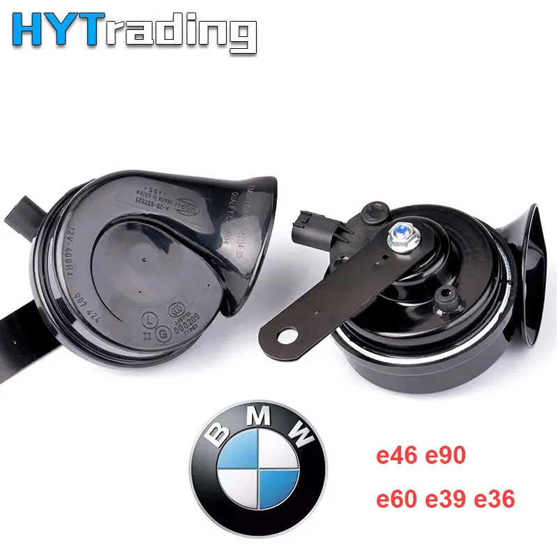 

BMV Model Car Horns,klaxon 12V Original Sounds And Socket For e46 e90 e60 e39,Horn SpeakersWaterproof Material Car Styling