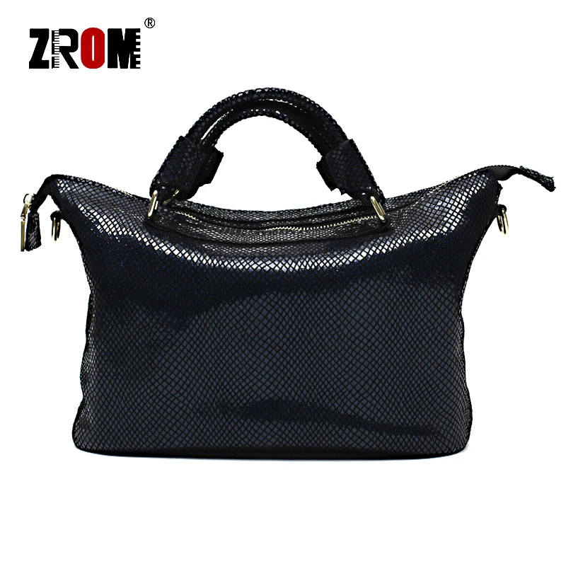 ZROM, женская сумка-хобо из натуральной кожи, дизайн, женская мода, большие сумки на плечо, для покупок, Повседневная сумка, сумки-мессенджеры