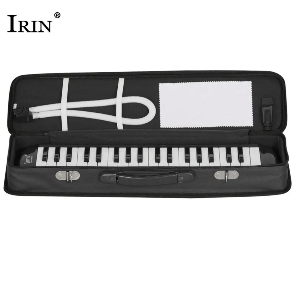 

IRIN 37 Piano Style Keys Melodica With Hard Storage Case Children Students Musical Instrument Harmonica Mouth Organ Hot