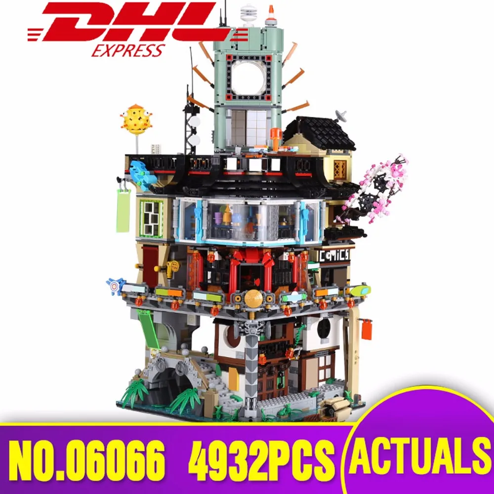 

DHL Lepin 06066 City Series Construction Model Modular Building Blocks Teenagers Toys Bricks Compatible legoing 70620 as Gift