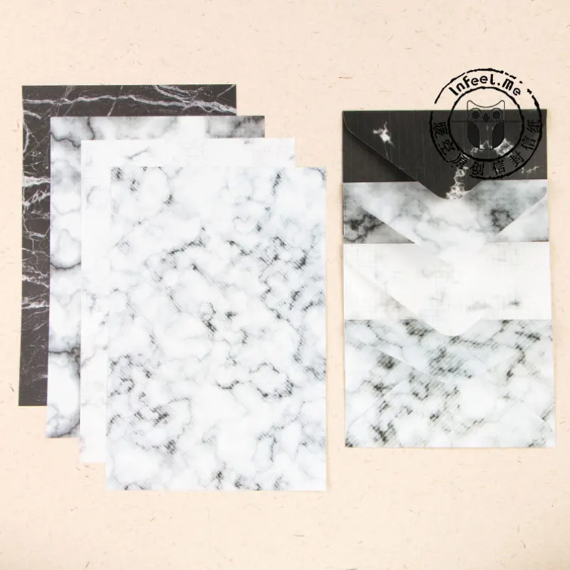 

Trace of time vintage 6 sheet letter paper+3pcs envelopes stickers Letter pad set writing paper Office&School Supplies