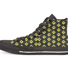 Кенгуру пересечение движения Предупреждение ющий знак Австралия Повседневная Высокая холщовая обувь кеды для Прямая