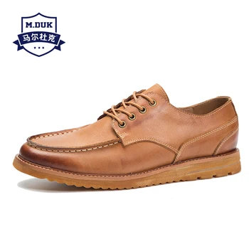 

Spring summer men's casual shoes Korean version fashion young Genuine leather British business Leisure shoes men breathable male