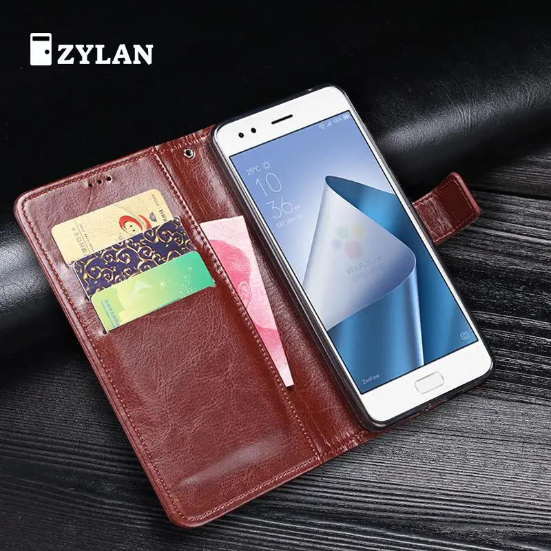 

ZYLAN for Asus Zenfone 4 ZE554KL Case Leather Flip Back Cover For 5.5 inches Asus Zenfone 4 ZE554KL Stand Wallet + Free Gift