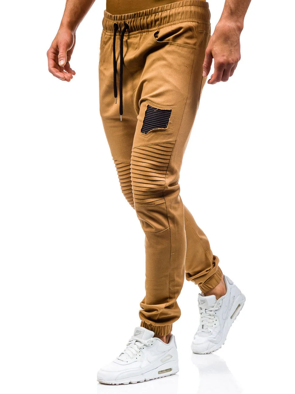 JACKEYWU бренд брюки для девочек для мужчин Мода 2019 г. патч раза джоггеры повседневное военный армейский грузовой брюк сплошной цвет хип хоп
