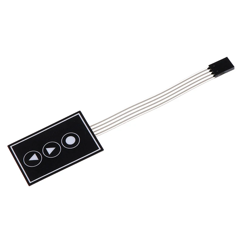 Matrix Array 3 Key Membrane Switch Keypad Keyboard 1*3 Keys 36*55mm