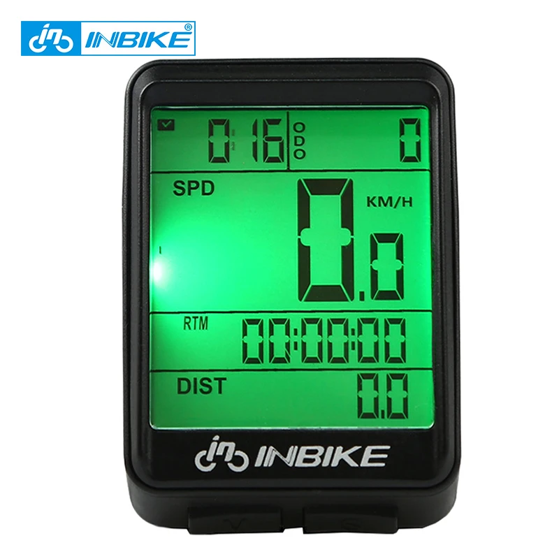 

INBIKE Bike Computer Bicycle Accessories Cycling Speedometer Luminous Waterproof Stopwatch Wired Wireless 2 Types Fahrradtacho