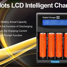 Зарядные устройства для планшетных ПК Тесты Батарея емкость ЖК-дисплей Батарея Зарядное устройство для 3,7 в 18650 18350 16340 17500 14500 26650 AA AAA металл-гидридных или никель