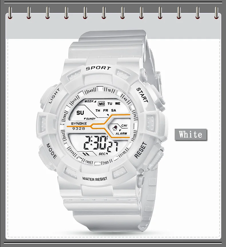 SYNOKE новые модные электронные часы для мальчиков и девочек наручные часы спортивные фитнес Детские часы светящиеся водонепроницаемые часы