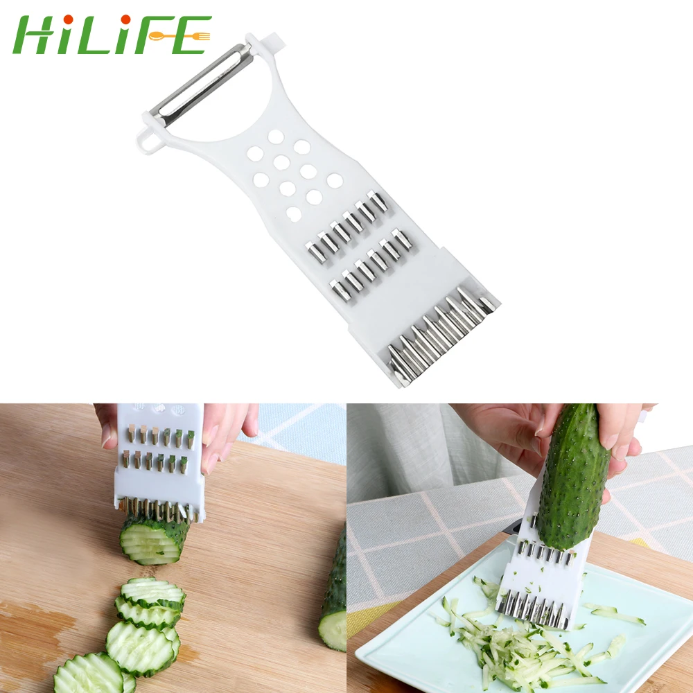 

HILIFE Garlic Grater Potato Peeler Kitchen Gadgets Cucumber Carrot Slicer Graters Vegetables Cutter Fruit Vegetable Tools