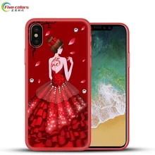 

Anti-Knock Silicone Cases for iPhone X XS Max XR Luxury Soft TPU Case for iPhone 6 8 7 6s Plus Case Original Printed Pattern
