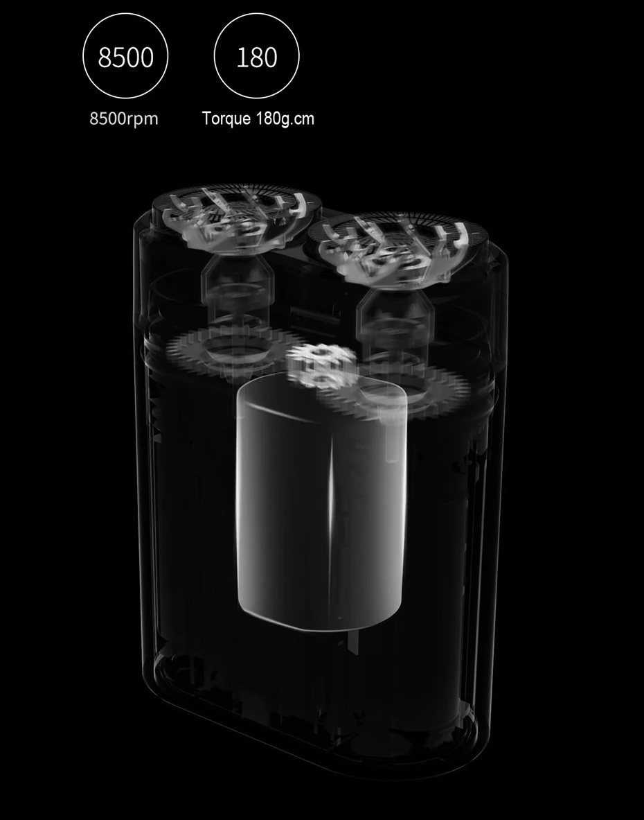 Xiaomi ZHIBAI Mini Electric Shaver Washing Razor Japan Steel German Technical Moto Waterproof Rechargeable WetDry Shaving IPX7-101