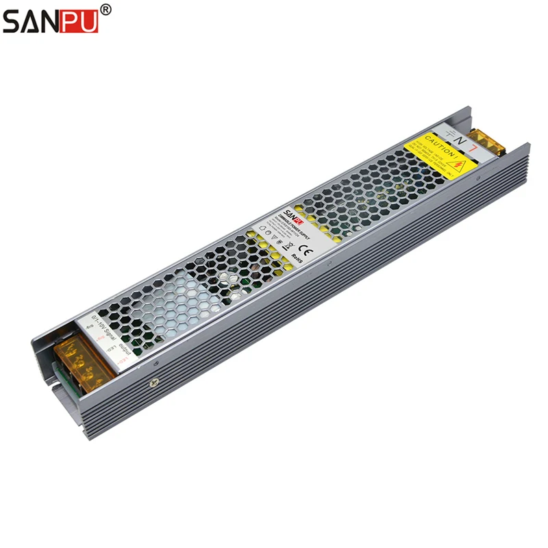 Светодиодный драйвер SANPU 24 В с регулируемой яркостью 150 Вт 6 А Triac 0 10 2 в 1
