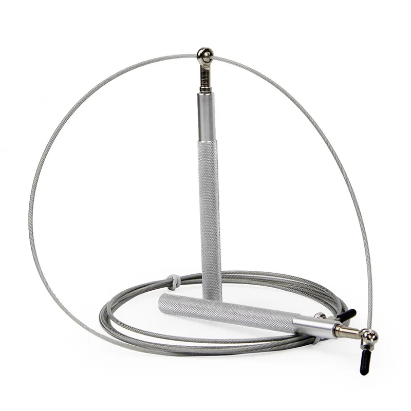 

Adult Adjustable Speed Jump Rope Steel Cable Wire Bearing Athletics Fitness Sports Training Long Skip Exercise Aluminium Handles
