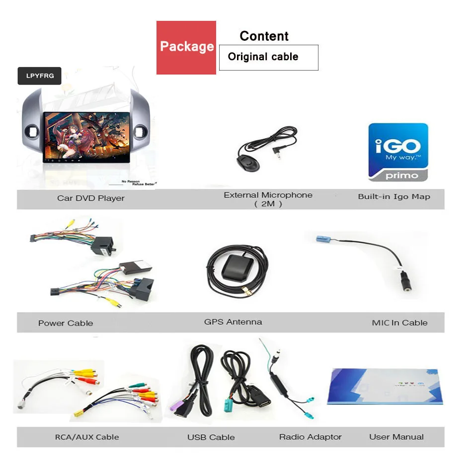 Flash Deal 2Din Android 9.0 4G 64G car multimedia dvd player Radio Gps glonass pc tablet for toyota rav4 rav 4 2006-2012 Stereo Audio video 22