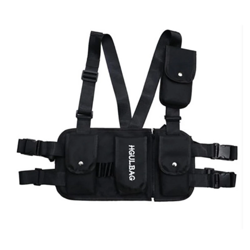 

Kanye Chest Rig Hip Hop Streetwear Functional package Military Tactical Chest Bag Cross Waist Soulder Bag Kanye West fashion