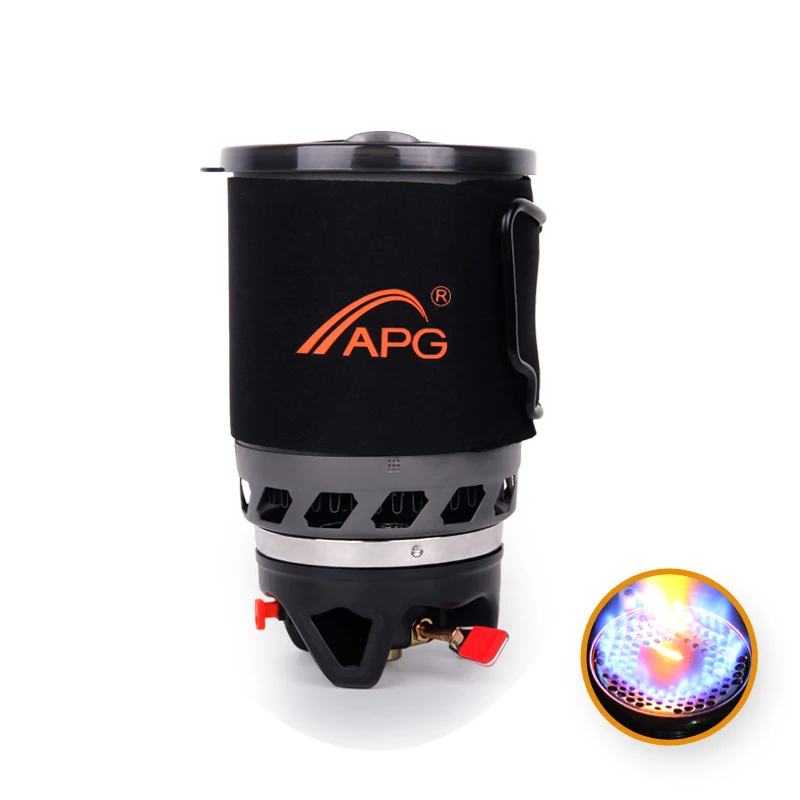 1100ml Camping Gas Stove Heat Exchanger Pot Fires Personal Cooking System and portable Gas Burners Camping Equipment 1100ml Camping Gas Stove Heat Exchanger Pot Fires Personal Cooking System and portable Gas Burners Camping Equipment