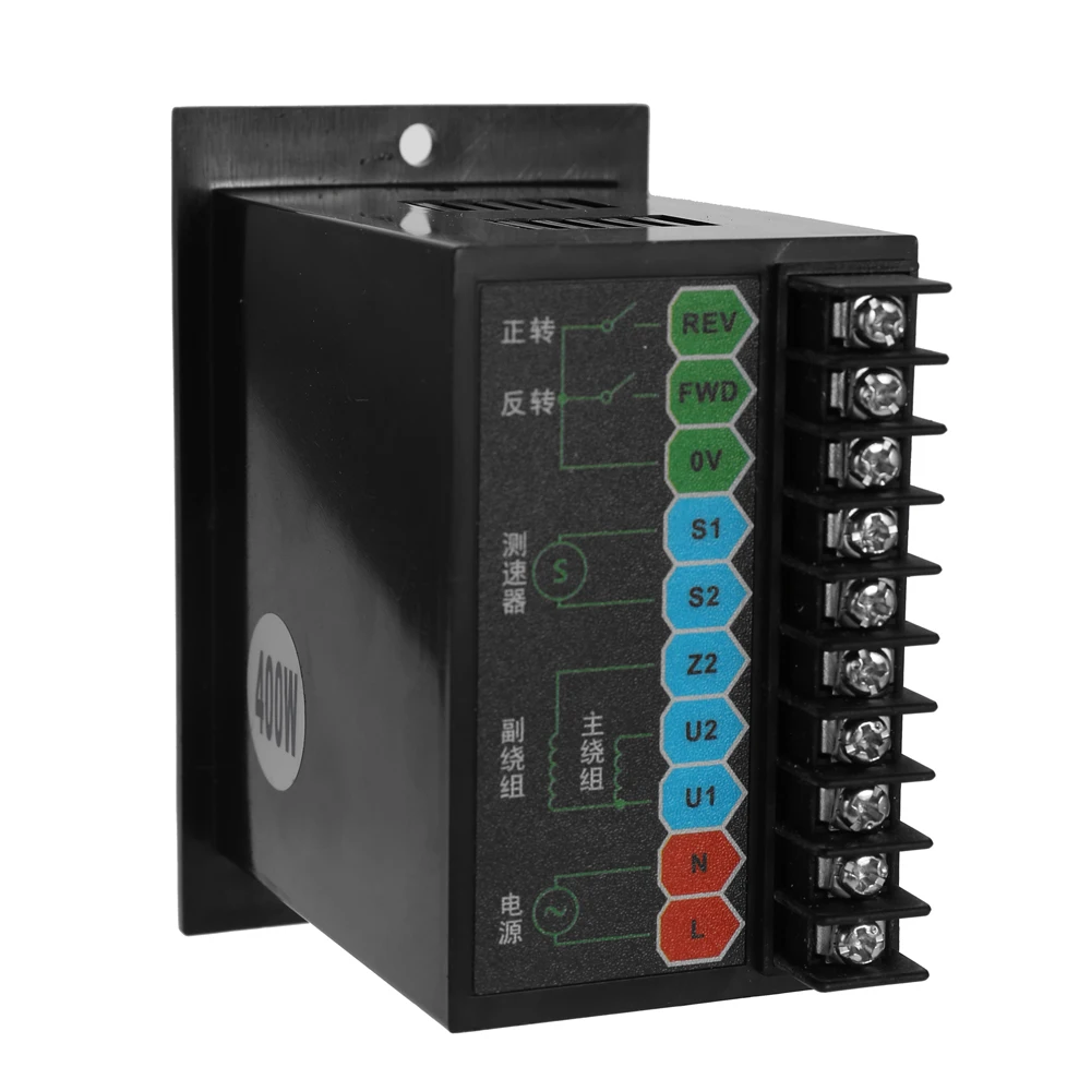 

Digital Display Motor Speed Controller Motor Governor Soft Start Tools 220V AC 400W Testing accessories