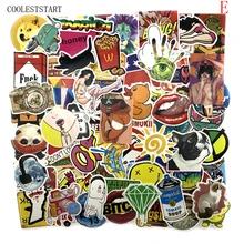800 видов стилей, 100 шт./лот, смешанные наклейки для ноутбука, наклейка на холодильник, скейтборд, ПВХ наклейки для путешествий, Suitcas