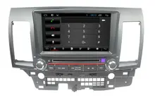 For 7 inch in dash capacitive Quad core Mitsubishi Lancer car dvd player GPS with WiFI+FM/AM Radio+BT phonebook+Canbus+USB/SD+3G